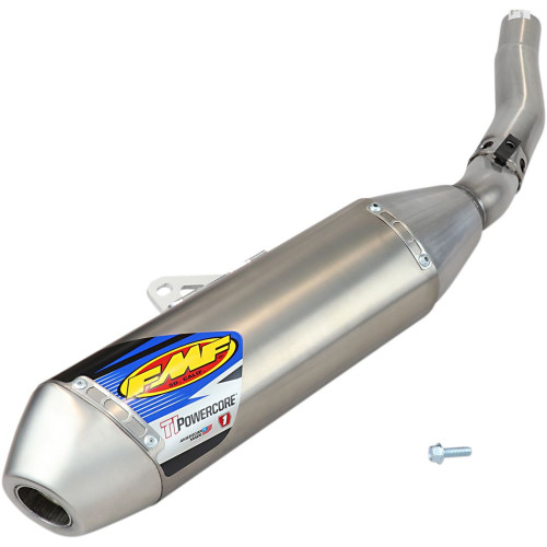 ГЛУШИТЕЛЬ FMF (18211573) YAMAHA HEX TI-PCORE TI POWERCORE HEX SLIP-ON NATURAL TITANIUM