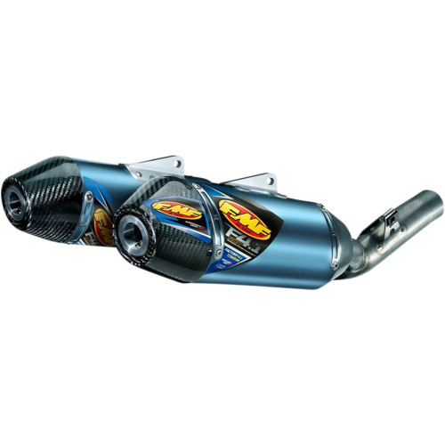 ГЛУШИТЕЛЬ FMF (18211597) HONDA CR-F(R) 250 карбон синий AN4.1RCT FACTORY 4.1 RCT DUAL SLIP-ON TITANIUM & ANODIZED