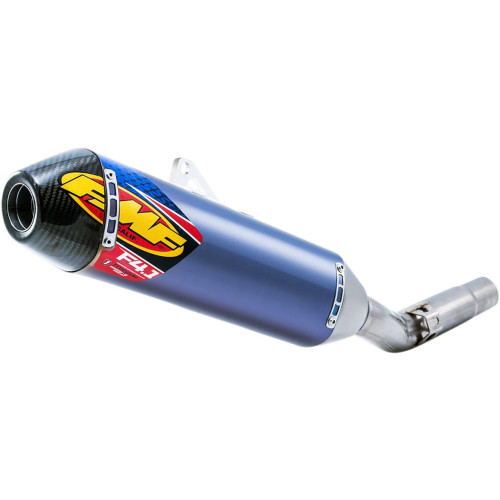 ГЛУШИТЕЛЬ FMF (18211612) YAMAHA карбон синий ANTI 4.1RCT CFCAP FACTORY 4.1 RCT SLIP-ON TITANIUM & ANODIZED