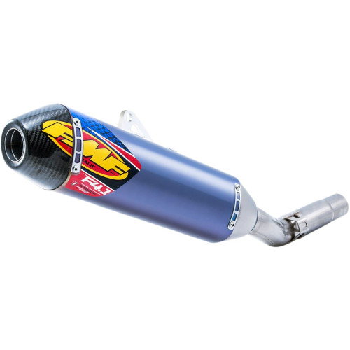 ГЛУШИТЕЛЬ FMF (18211728) KAWASAKI карбон синий AN 4.1 RCT CF FACTORY 4.1 RCT SLIP-ON TITANIUM & ANODIZED