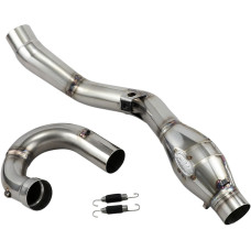 КОЛЕНО ВЫПУСКНОЕ FMF (18220423) HUSQVARNA нержавеющая сталь S/S MBMB MEGABOMB W/ MID-PIPE
