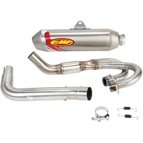 ВЫХЛОПНАЯ СИСТЕМА FMF (18300212) YAMAHA нержавеющая сталь 4.1 PBMB RAP700 06-12 FACTORY 4.1 + MEGABOMB SYSTEM & TITANIUM NATURAL