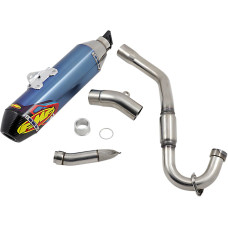 ВЫХЛОПНАЯ СИСТЕМА FMF (18300398) HONDA карбон синий AN4.1RCT CBN/SS FACTORY 4.1 RCT + POWERBOMB SYSTEM TITANIUM & ANODIZED