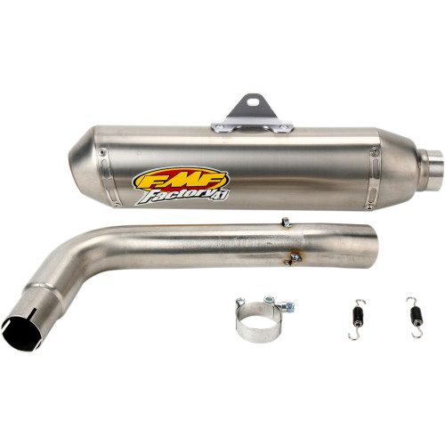 ГЛУШИТЕЛЬ FMF (18310359) YAMAHA нержавеющая сталь SS 4.1 RAP700 06-12 FACTORY 4.1 SLIP-ON & TITANIUM NATURAL