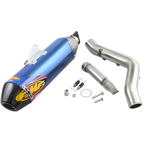ГЛУШИТЕЛЬ FMF (18310610) YAMAHA нержавеющая сталь синий AN TI 4.1RCT CBN FACTORY 4.1 RCT SLIP-ON & TITANIUM ANODIZED