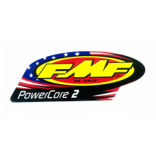 НАКЛЕЙКИ С ЛОГОТИПАМИ FMF (18600654) винил PWRCORE2 PAT REPL POWERCORE 2 PATRIOTIC