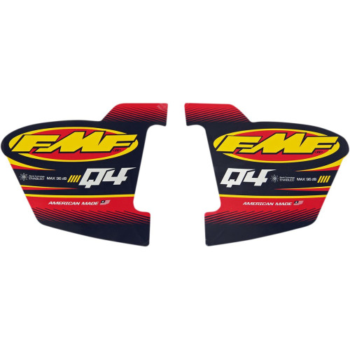НАКЛЕЙКА FMF (18600816) HEX Q4 REPLACEMENT REPLACEMENT Q4 HEX WRAP LOGO