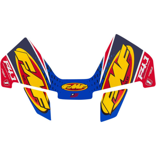 НАКЛЕЙКА FMF (18600817) CR-F(R) DUAL REP REPLACEMENT FACTORY 4.1 RCT DUAL CAN WRAP LOGO