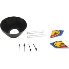 глушитель FMF (18601115) карбон левая набор(комплект) END CAP DUAL CRBN FACTORY 4.1 RCT DUAL END CAP 1PCS