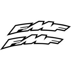 НАКЛЕЙКА FMF (43201612) супермото SM SIDE ARCH SMALL SIDE ARCH STICKERS (2 PACK)
