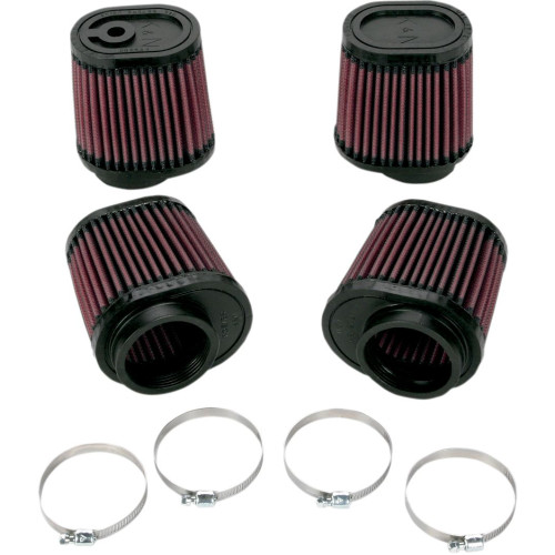 ФИЛЬТР ВОЗДУШНЫЙ K&N (RU2989) V-MAX -ON VMAX FILTER SET (4) OVAL TAPERED