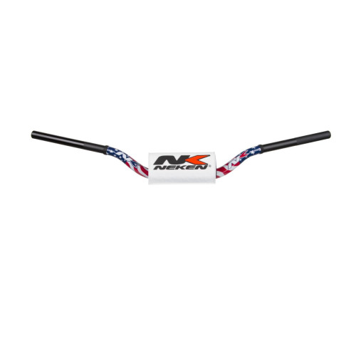 РУЛЬ NEKEN (06013349) переменного сечения белый PIT BIKE USA/ USA
