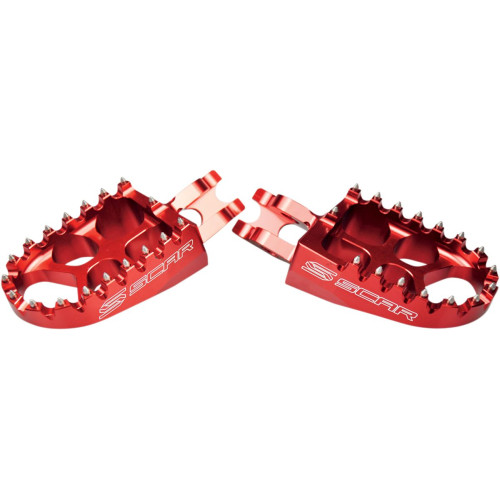 ПОДНОЖКИ SCAR (16201004) красный EVO EVOLUTION FOOTPEG