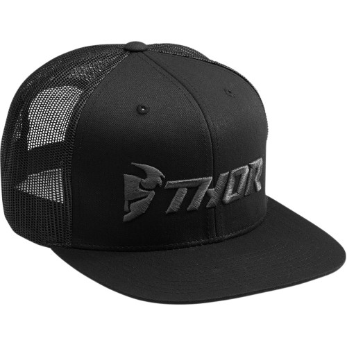 КЕПКА THOR (25012763) единый размер чёрный серый S8 TRUCKER SNAP / TRUCKER S8 TWILL/MESH