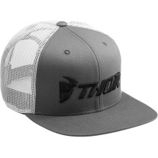 КЕПКА THOR (25012765) единый размер белый серый S8 TRUCKER SNAP / TRUCKER S8 TWILL/MESH