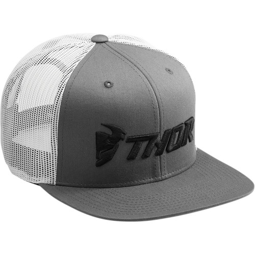 КЕПКА THOR (25012765) единый размер белый серый S8 TRUCKER SNAP / TRUCKER S8 TWILL/MESH