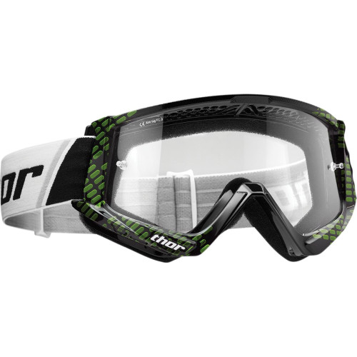 ОЧКИ (МАСКА) THOR (26012365) единый размер внедорожное чёрный синий COMBAT CAP /LM COMBAT CAP S /LIME