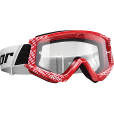 ОЧКИ (МАСКА) THOR (26012374) подростковый белый красный COMBAT CAP / GOGL COMBAT CAP