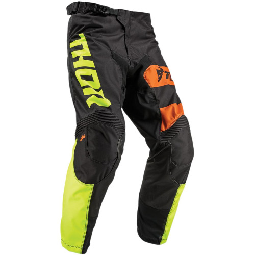 ШТАНЫ THOR (29031695) внедорожное подростковый чёрный S9Y PLSBKAT /LM 24 PULSE SAVAGE BIG KAT S9Y /LIME 24
