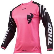 ДЖЕРСИ THOR (29110168) внедорожное чёрный розовый штук S9W SECTOR / SM WOMENS SECTOR ZONES S9W / SMALL