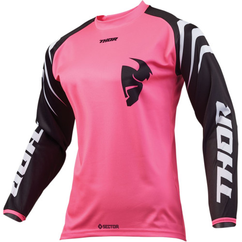 ДЖЕРСИ THOR (29110168) внедорожное чёрный розовый штук S9W SECTOR / SM WOMENS SECTOR ZONES S9W / SMALL