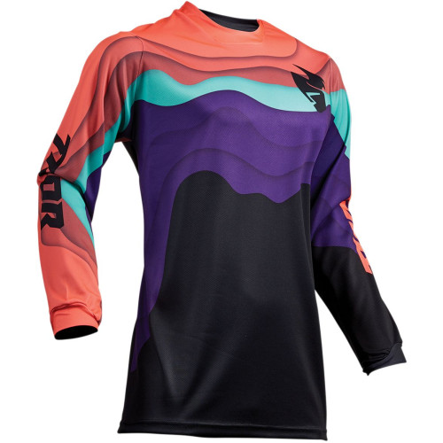 ДЖЕРСИ THOR (29110178) внедорожное чёрный S9W PLSDPTH /CO SM WOMENS PULSE DEPTHS S9W /CORAL SMALL