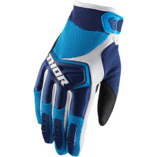 ПЕРЧАТКИ THOR (33321214) внедорожное подростковый белый синий S8Y SPECT NV/ SM SPECTRUM S8Y NAVY// SMALL