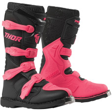 МОТОБОТЫ THOR (34102228) внедорожное чёрный розовый штук WMN BLITZ XP / 6 WOMENS BLITZ XP S9W / 6