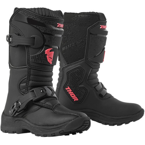 МОТОБОТЫ THOR (34110545) внедорожное чёрный розовый MINI BLITZ XP B/P 13 MINI BLITZ XP S9 / 13