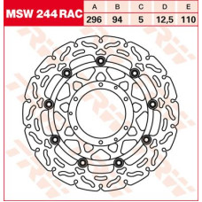 ТОРМОЗНОЙ ДИСК TRW (17100953) плавающий диск MSW244RAC RAC-DESIGN
