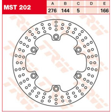 ТОРМОЗНОЙ ДИСК TRW (17100967) перёд зад MST202 ROUND FIXED 276