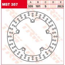 ТОРМОЗНОЙ ДИСК TRW (17101011) перёд MST357 ROUND FIXED 320