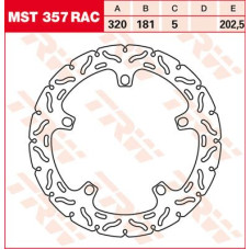 ТОРМОЗНОЙ ДИСК TRW (17101012) плавающий диск MST357RAC NON- RAC-DESIGN