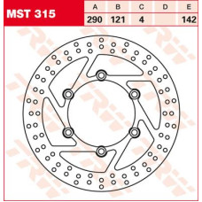 ТОРМОЗНОЙ ДИСК TRW (17102637) перёд FIX ROUND L/R ROUND FIXED 290