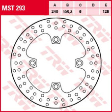 ТОРМОЗНОЙ ДИСК TRW (17103405) зад FIX ROUND ROUND FIXED 240