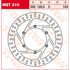 ТОРМОЗНОЙ ДИСК TRW (17110578) перёд MST310 ROUND FIXED 300
