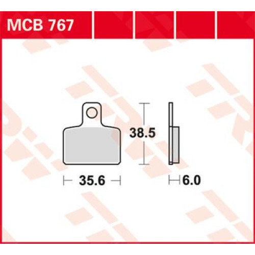 ТОРМОЗНЫЕ КОЛОДКИ TRW (17200191) MCB767 ALLROUND ORGANIC