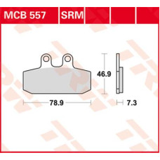 ТОРМОЗНЫЕ КОЛОДКИ TRW (17211031) 125 SINTER + SRM SINTER >125