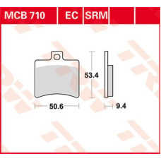 ТОРМОЗНЫЕ КОЛОДКИ TRW (17212022) 125 SINTER + SRM SINTER >125