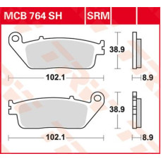 ТОРМОЗНЫЕ КОЛОДКИ TRW (17212039) 125 SINTER + SRM SINTER >125