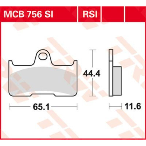 ТОРМОЗНЫЕ КОЛОДКИ TRW (17212138) внедорожное мотокросс SINTER MX RACE RSI SINTER PERFORMANCE