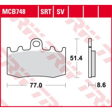 ТОРМОЗНЫЕ КОЛОДКИ TRW (17212599) дорожное S SINTER TRACK SRT SINTERED / TRACK PADS