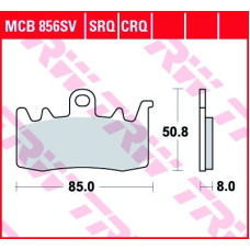 ТОРМОЗНЫЕ КОЛОДКИ TRW (17212603) дорожное S SINTER TRACK SRT SINTERED / TRACK PADS
