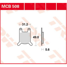ТОРМОЗНЫЕ КОЛОДКИ TRW (17220379) MCB508 ALLROUND ORGANIC