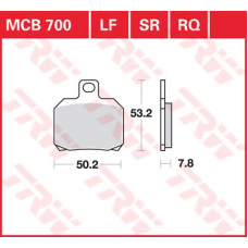 ТОРМОЗНЫЕ КОЛОДКИ TRW (17220539) MCB700 ALLROUND ORGANIC