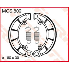 ТОРМОЗНЫЕ КОЛОДКИ (БАШМАК) БАРАБАННОГО ТИПА TRW (17230359) S MCS809 S