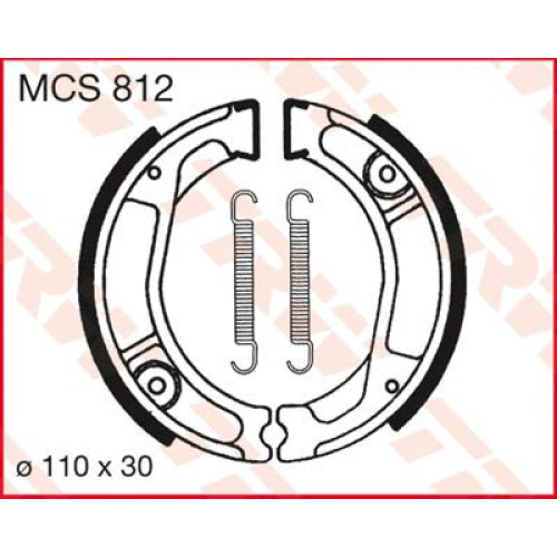 ТОРМОЗНЫЕ КОЛОДКИ (БАШМАК) БАРАБАННОГО ТИПА TRW (17230362) S MCS812 S