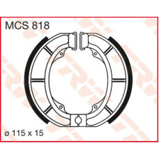 ТОРМОЗНЫЕ КОЛОДКИ (БАШМАК) БАРАБАННОГО ТИПА TRW (17230365) S MCS818 S
