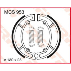 ТОРМОЗНЫЕ КОЛОДКИ (БАШМАК) БАРАБАННОГО ТИПА TRW (17230391) S MCS953 S