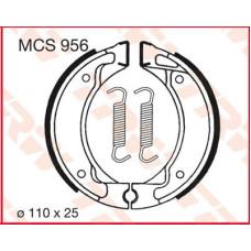 ТОРМОЗНЫЕ КОЛОДКИ (БАШМАК) БАРАБАННОГО ТИПА TRW (17230394) S MCS956 S